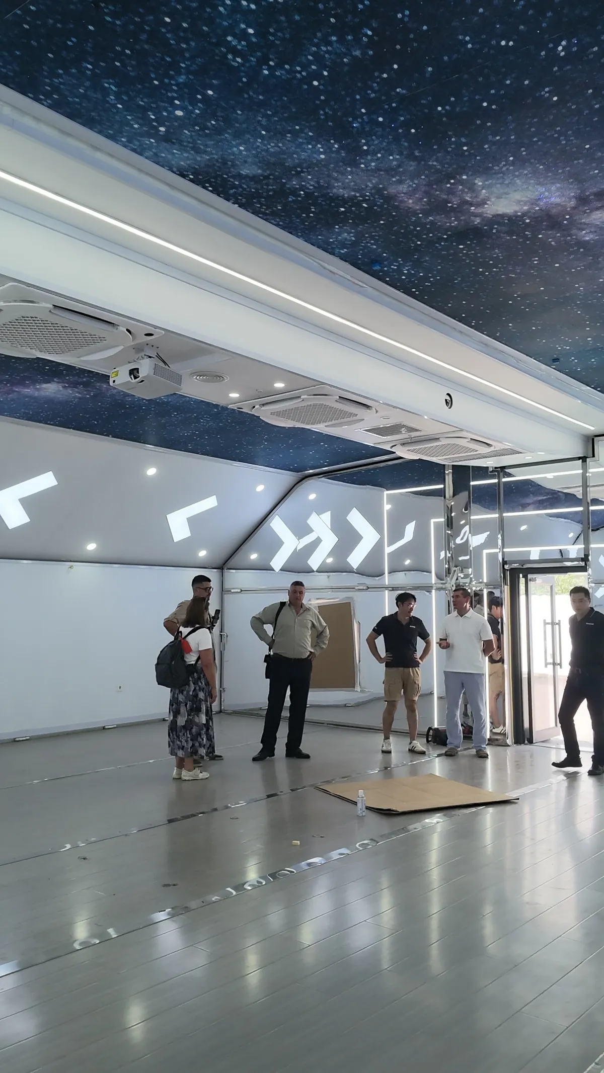 See the system up close — International customer visits